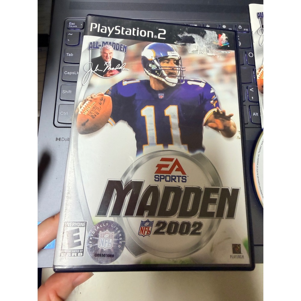 Madden NFL 2002 Sony PlayStation‎ 2 PS2 Game CIB Daunte Culpepper EA Sports game